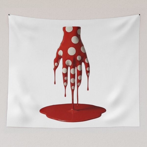 Item preview, Melting Polka Dot Human Hand Pop Art designed and sold by YourColorsWall.