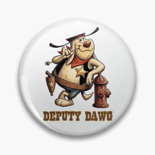 Item preview, Deputy Dawg - Vintage Cartoon Sheriff designed and sold by Deviant Logic Design.