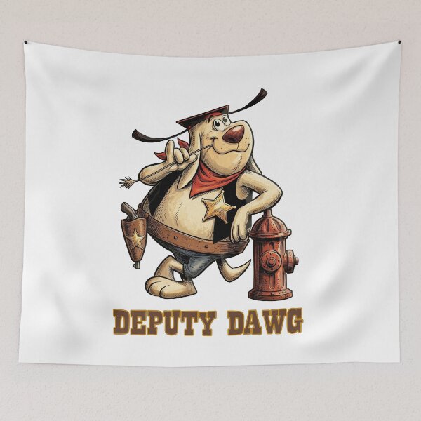 Item preview, Deputy Dawg - Vintage Cartoon Sheriff designed and sold by Deviant Logic Design.
