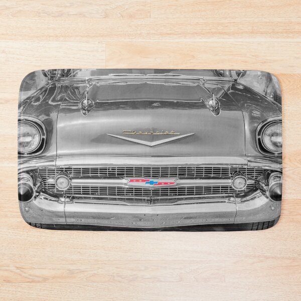 Item preview, 1957 Chevrolet Nomad Station Wagon Adobe Beige and Imperial Ivory Technical Blueprint Car Poster designed and sold by RichFrancoCars.