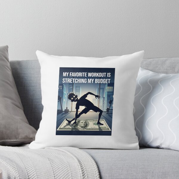Item preview, Stretching My Budget Workout Funny Finance. designed and sold by MyHappyArtShop.