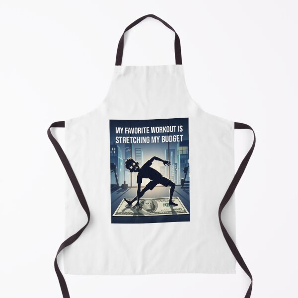 Item preview, Stretching My Budget Workout Funny Finance. designed and sold by MyHappyArtShop.