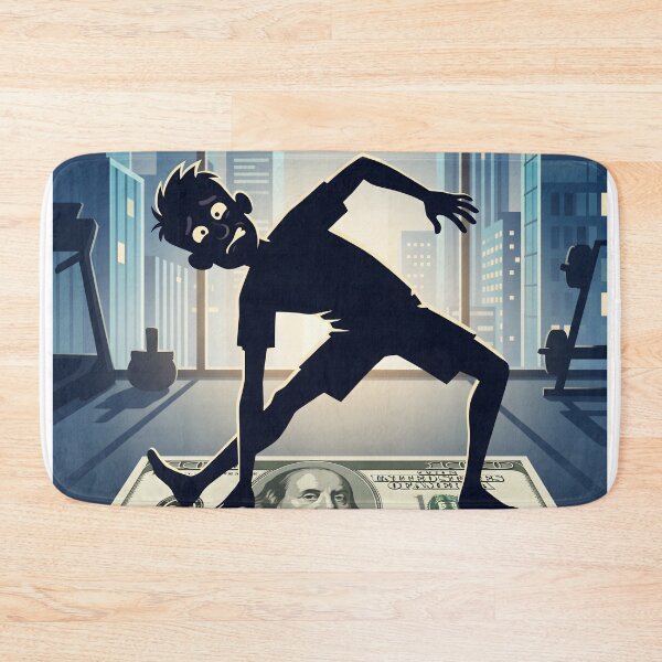 Item preview, Stretching My Budget Workout Funny Finance. designed and sold by MyHappyArtShop.