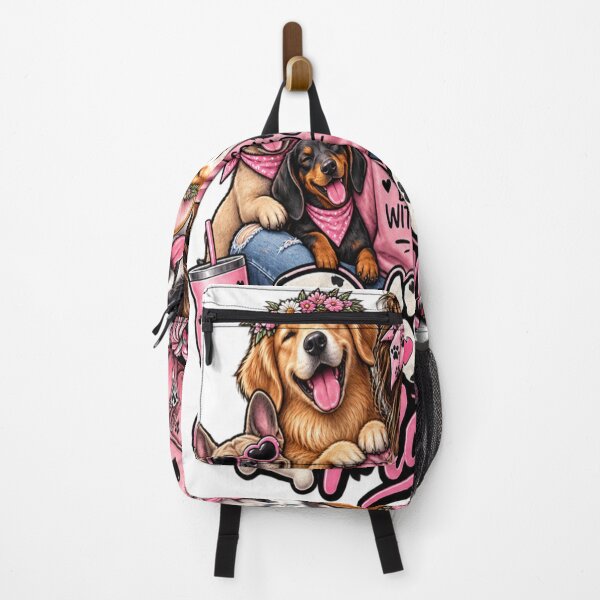 Item preview, Dog Mom Life – Cute Pink Dog Lover Floral Design designed and sold by artistezone.
