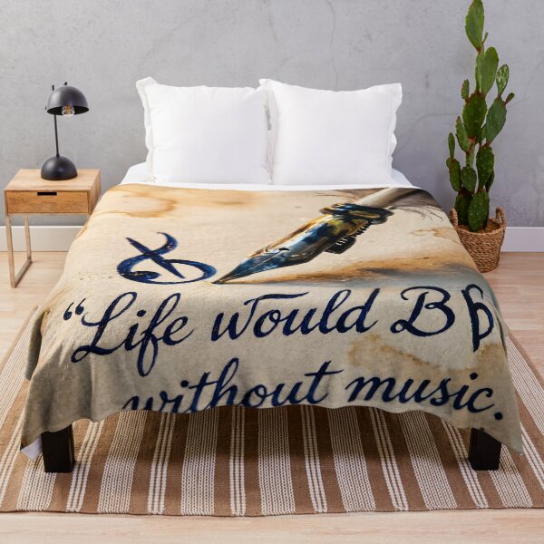 Item preview, Life Would B-Flat Without Music - Beethoven Pun Dark Academia Art designed and sold by DoReMiStudio.