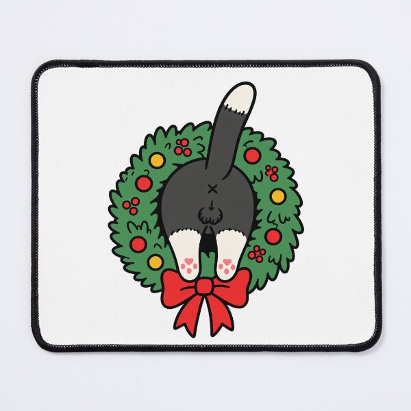 Item preview, Wreath Cat Chaos designed and sold by LuloCreative.