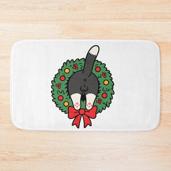 Item preview, Wreath Cat Chaos designed and sold by LuloCreative.
