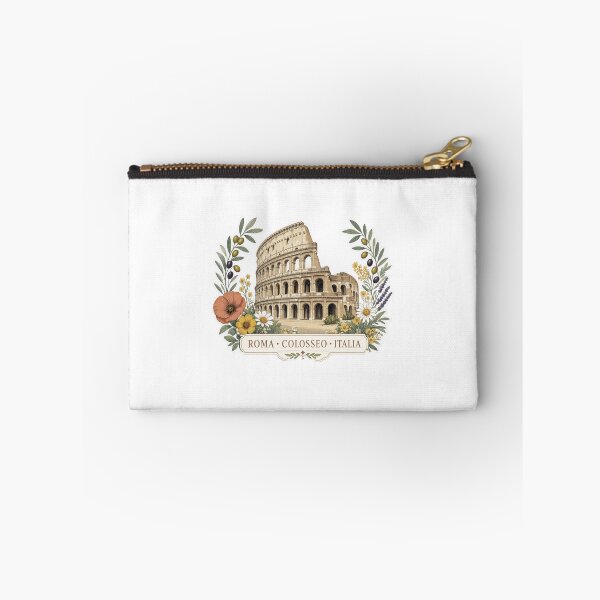 Item preview, Rome Colosseum Botanical Frame Illustration designed and sold by JIGUWORLD.