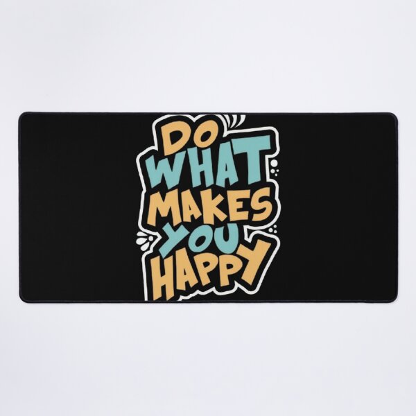 Item preview, Do What Makes You Happy - Vintage Retro Typography Quote designed and sold by UniqYou.