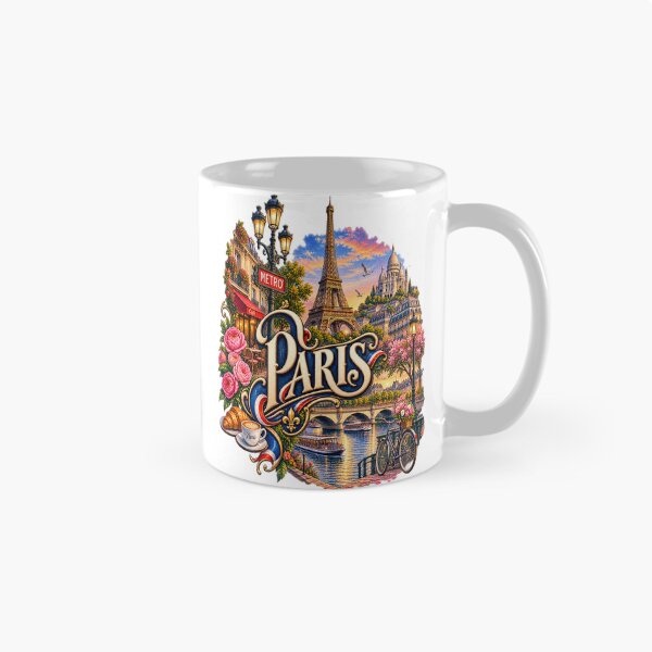 Item preview, Paris Eiffel City Art Illustration designed and sold by GraffiCity.