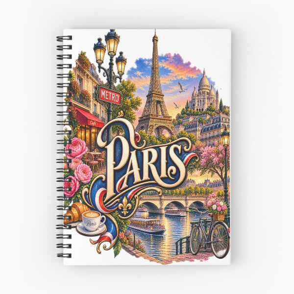 Item preview, Paris Eiffel City Art Illustration designed and sold by GraffiCity.