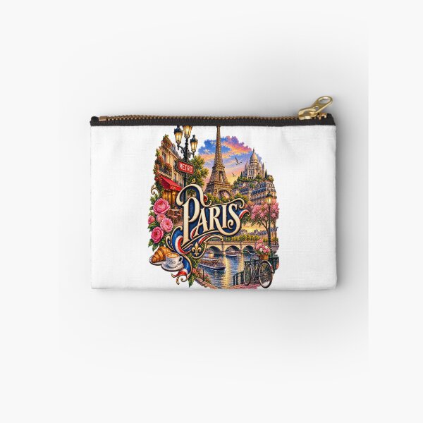 Item preview, Paris Eiffel City Art Illustration designed and sold by GraffiCity.