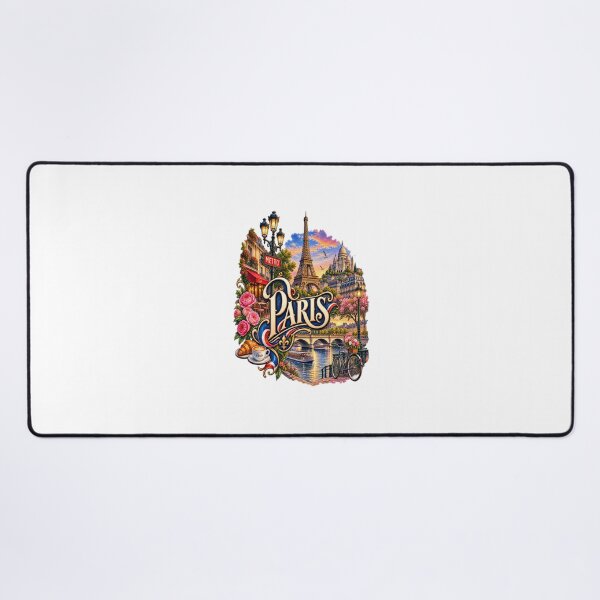 Item preview, Paris Eiffel City Art Illustration designed and sold by GraffiCity.