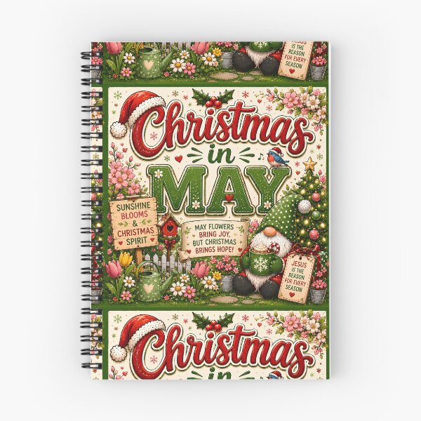 Item preview, Christmas in May – May Flowers & Christmas Spirit designed and sold by FindYouByZ.