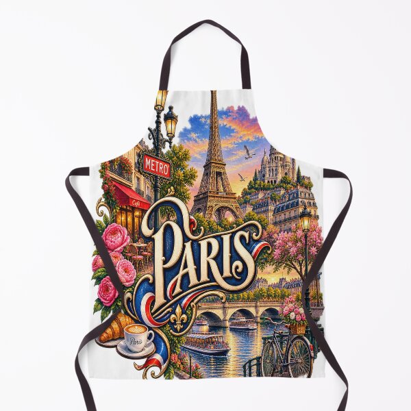 Item preview, Paris Eiffel City Art Illustration designed and sold by GraffiCity.