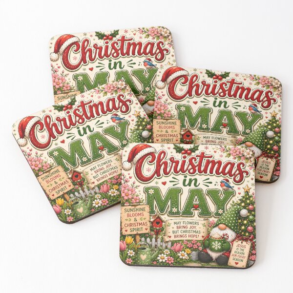 Item preview, Christmas in May – May Flowers & Christmas Spirit designed and sold by FindYouByZ.