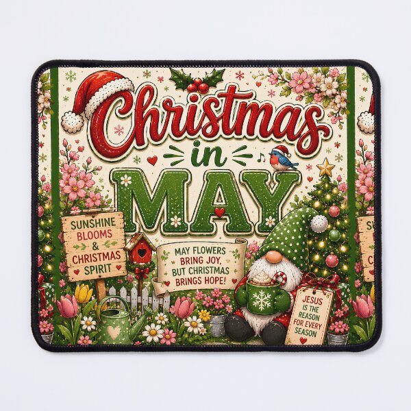 Item preview, Christmas in May – May Flowers & Christmas Spirit designed and sold by FindYouByZ.