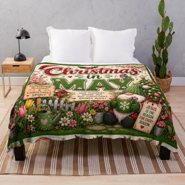 Item preview, Christmas in May – May Flowers & Christmas Spirit designed and sold by FindYouByZ.