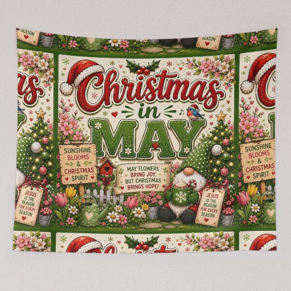 Item preview, Christmas in May – May Flowers & Christmas Spirit designed and sold by FindYouByZ.