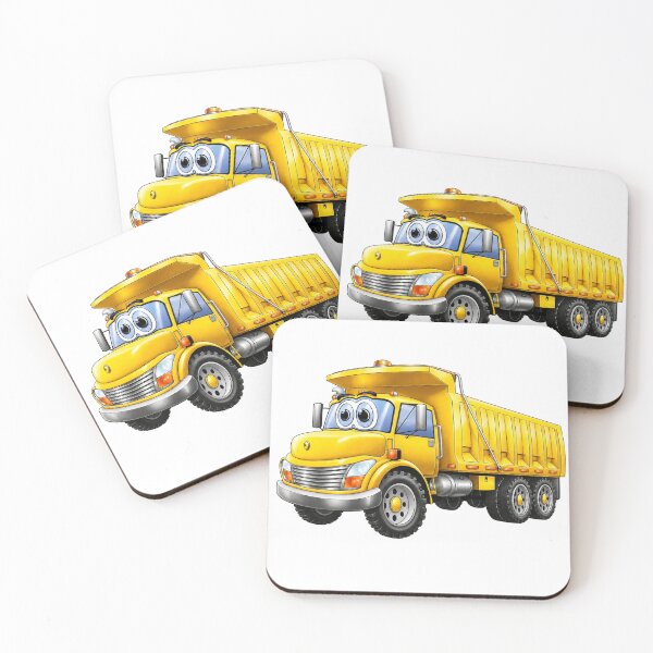 Item preview, Yellow Dump Truck Cartoon designed and sold by Scott Hayes.
