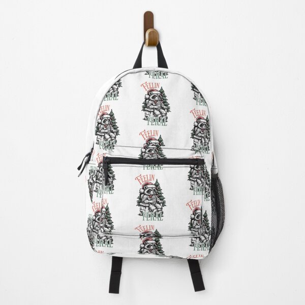 Item preview, Raccoon Christmas Feelin Feral Funny Holiday Design designed and sold by FuzionRaptor.