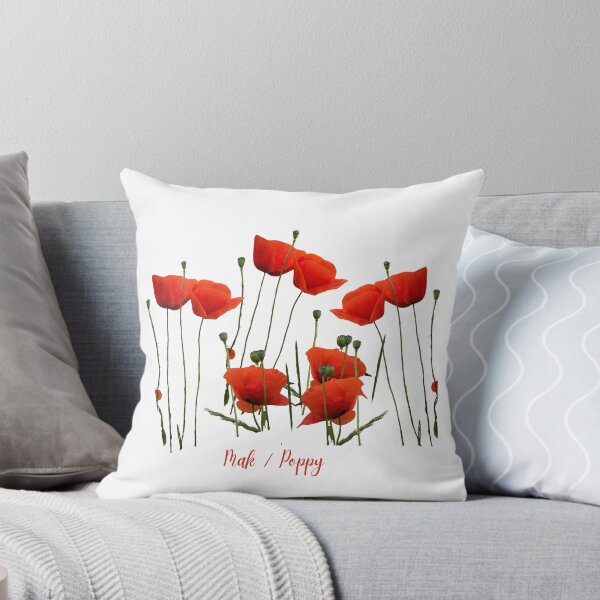 Item preview, Red poppies designed and sold by Magdalena's little shop.