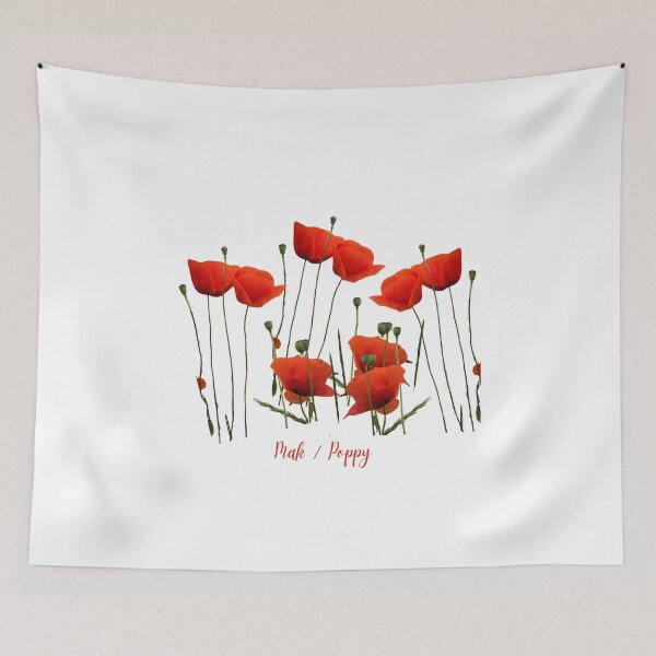 Item preview, Red poppies designed and sold by I'm Magdalena .