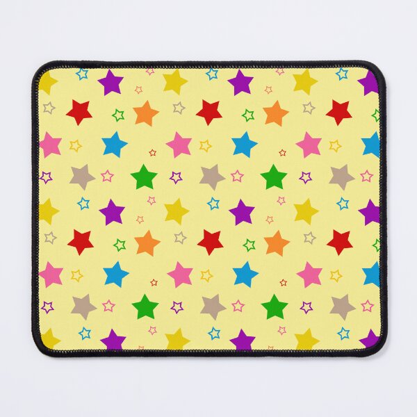 Item preview, Colorful Bright Stars Pattern Design Yellow  designed and sold by PatternTitan.