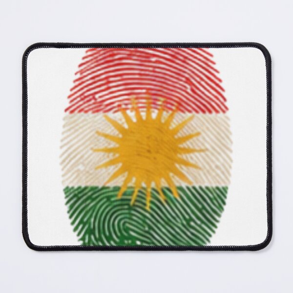 Item preview, Kurdish Fingerprint Pride Flag Design designed and sold by DailyDoodlesBySumbul.