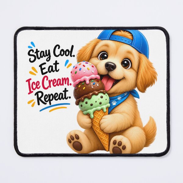Item preview, Stay Cool Eat Ice Cream Repeat designed and sold by HoMya.