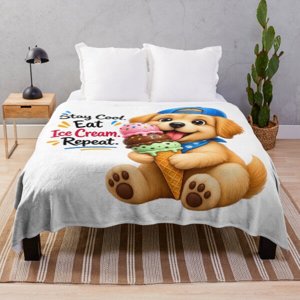 Item preview, Stay Cool Eat Ice Cream Repeat designed and sold by HoMya.