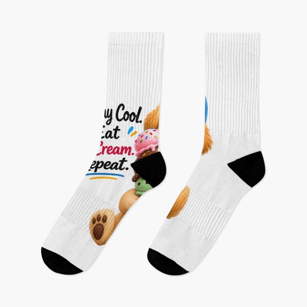 Item preview, Stay Cool Eat Ice Cream Repeat designed and sold by HoMya.