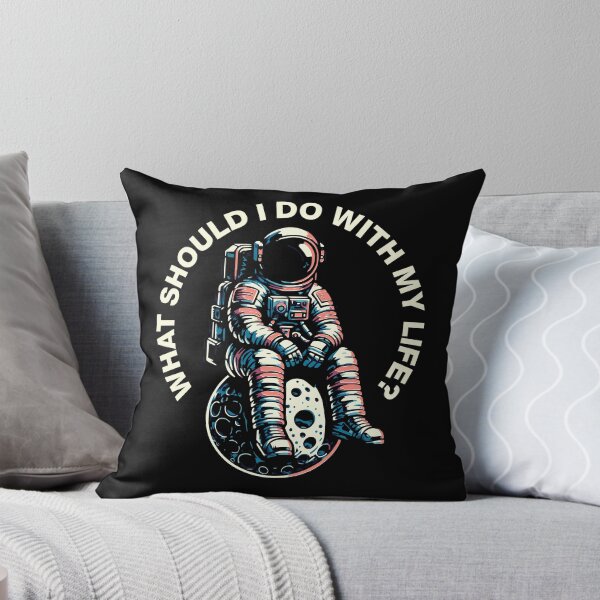 Item preview, Astronaut Space "WHAT SHOULD I DO WITH MY LIFE?" designed and sold by FeverVoid.