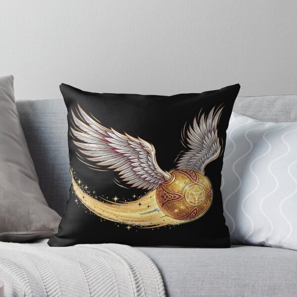 Item preview, Mystical Winged Gold Seeker Orb - Celtic Rune Fantasy Art designed and sold by KreonaTime.