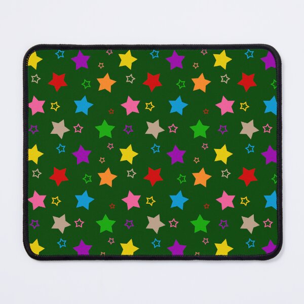 Item preview, Colorful Bright Stars Pattern Design Green designed and sold by PatternTitan.