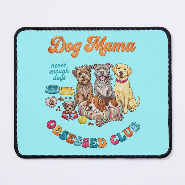 Item preview, Dog Mama Obsessed Club designed and sold by TeeARTHY.