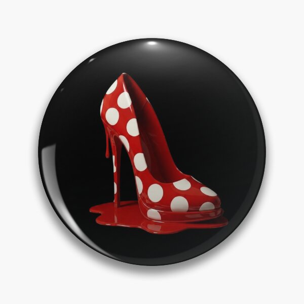 Item preview, Melting Polka Dot High Heel Pop Art designed and sold by YourColorsWall.