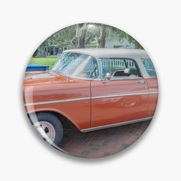 Item preview, 1957 Chevrolet Nomad Station Wagon Adobe Beige and Imperial Ivory Technical Blueprint Car Poster designed and sold by RichFrancoCars.