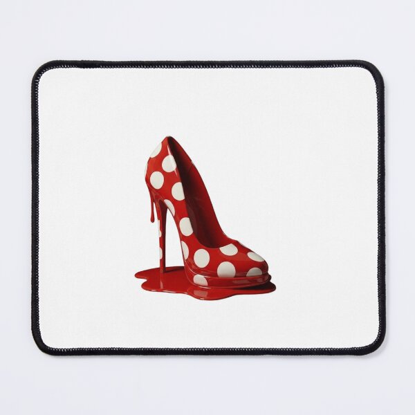 Item preview, Melting Polka Dot High Heel Pop Art designed and sold by YourColorsWall.