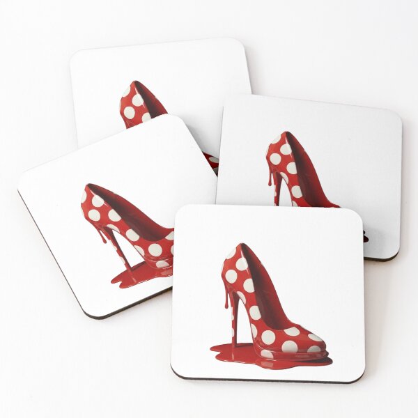 Item preview, Melting Polka Dot High Heel Pop Art designed and sold by YourColorsWall.