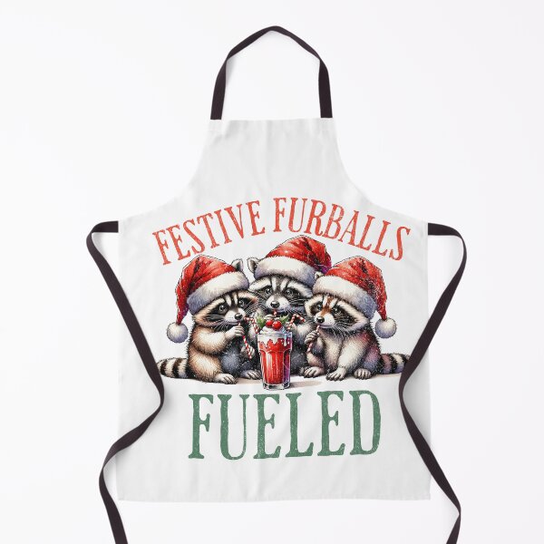 Item preview, Raccoon Christmas Festive Furballs Funny Holiday Design designed and sold by FuzionRaptor.