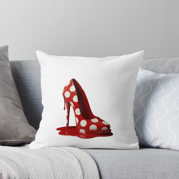 Item preview, Melting Polka Dot High Heel Pop Art designed and sold by YourColorsWall.