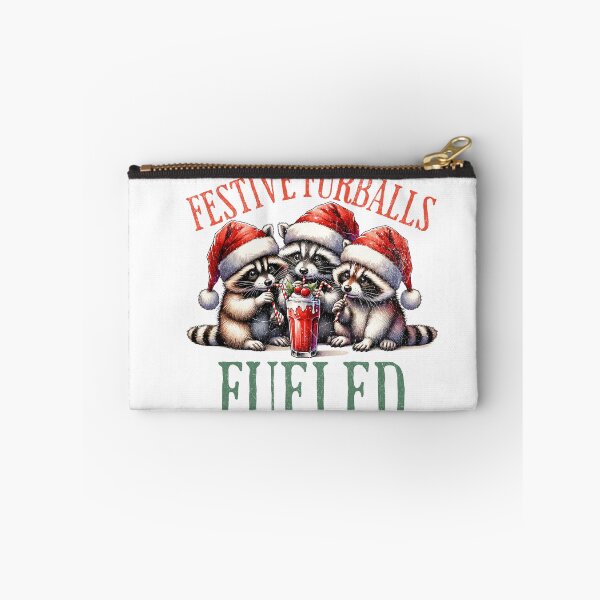 Item preview, Raccoon Christmas Festive Furballs Funny Holiday Design designed and sold by FuzionRaptor.
