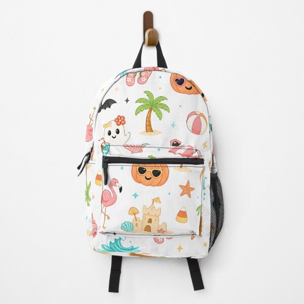 Item preview, Cute Tropical Summerween Halloween Pattern designed and sold by Storybook Botanica.