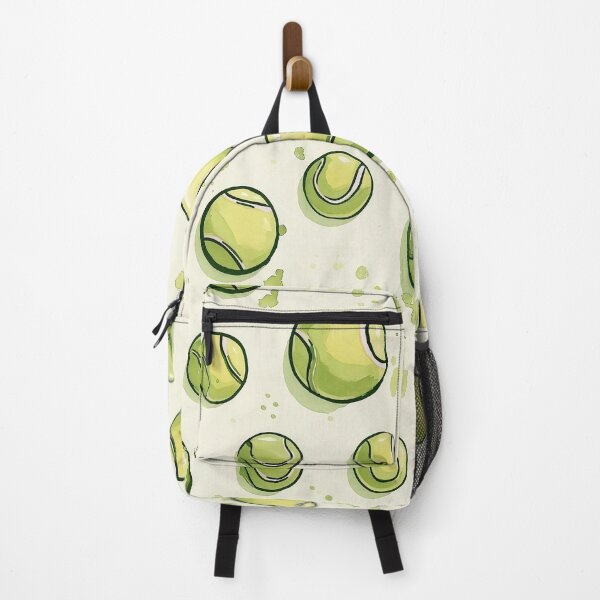 Item preview, Watercolor Tennis Ball Pattern - Cute Sports Illustration Print Design designed and sold by Nine Lives Studio.