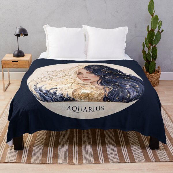 Item preview, Aquarius Zodiac Woman Astrology Celestial Water Bearer Constellation PNG designed and sold by MythicMood.