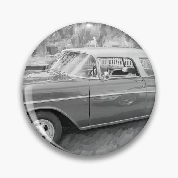 Item preview, 1957 Chevrolet Nomad Station Wagon Adobe Beige and Imperial Ivory Technical Blueprint Car Poster designed and sold by RichFrancoCars.