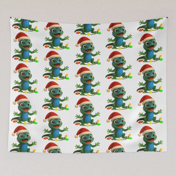 Item preview, Christmas Blue Belly Lizard designed and sold by Sillytoe.