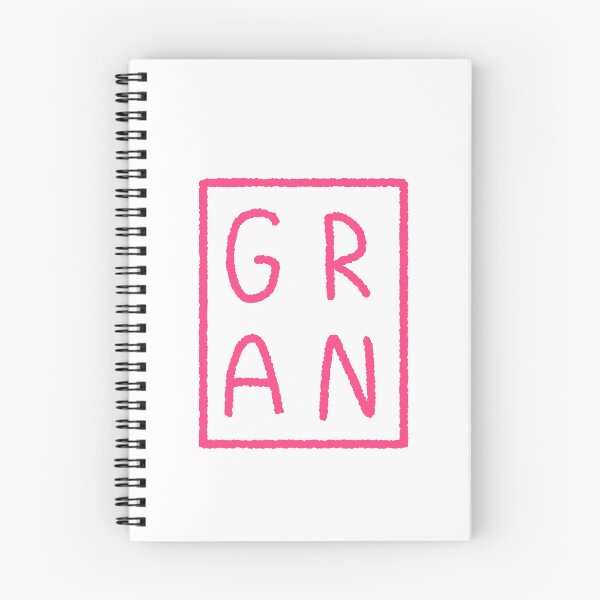Item preview, Square GRAN simple hot pink wiggly lettering  designed and sold by FrenchieBoops.
