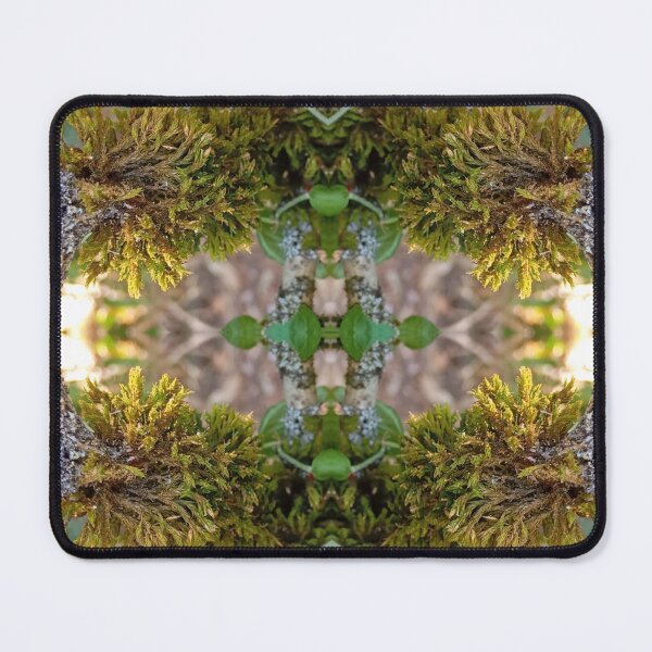 Item preview, Moss resting on its branch, mirror photo designed and sold by lyloubeaupere.